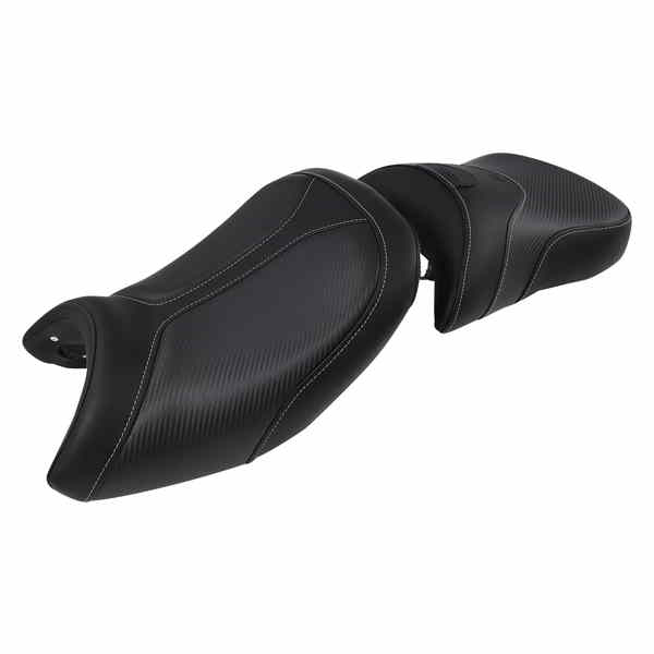 取寄せ Lumbarバックレストを備えたアドベンチャーツアーシート サドルマン Adventure Tour Seat - Low - Lumbar Backrest - Black - R1200GS '13-'19 0810-BM33LR 08101700