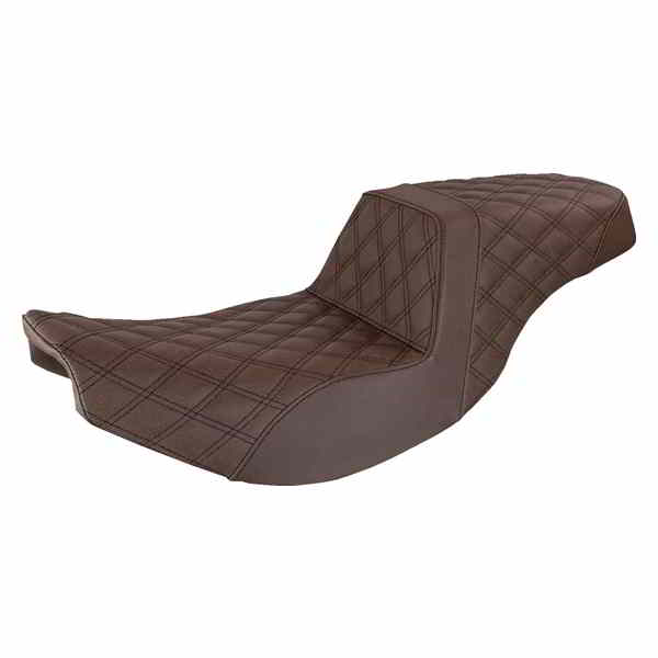 取寄せ ステップアップシート サドルマン Step-Up Seat - Full Lattice Stitch - Brown - Indian I14-07-175BR 08102158