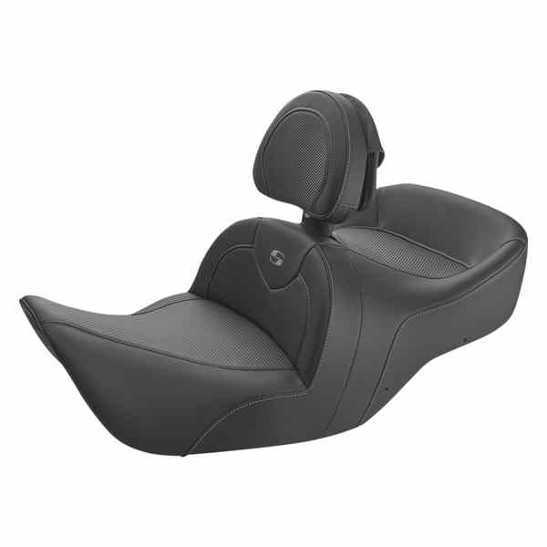 取寄せ Roadsofa?カーボンファイバーシート サドルマン Roadsofa? Seat - Carbon Fiber - Includes Backrest - Black - GL H01-07-185BR 08102287