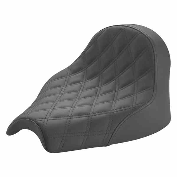 取寄せ シート - Renegade Solo - ラティスステッチ - ブラック サドルマン Seat - Renegade Solo - Lattice Stitched - Black I21-04-002LS 08102305