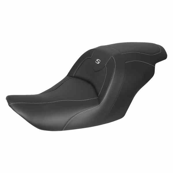 取寄せ Roadsofa?カーボンファイバーシート サドルマン Roadsofa? Carbon Fiber Seat - Carbon Fiber - without Backrest - GL1800 '14-'17 H23-20-185 08102330