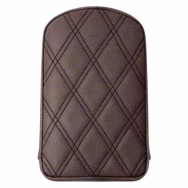 取寄せ シシーバーパッド - ラティスステッチ - ブラウン サドルマン Sissy Bar Pad - Lattice Stitched - Brown 041145 08220329