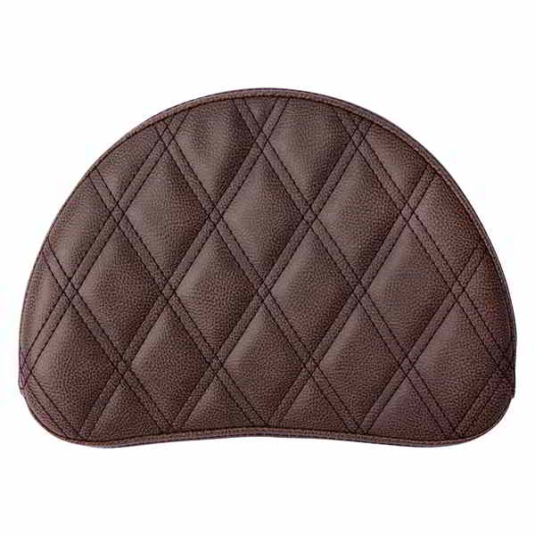 取寄せ シシーバーパッド - ラティスステッチ - ブラウン サドルマン Sissy Bar Pad - Lattice Stitched - Brown 051345 08220330