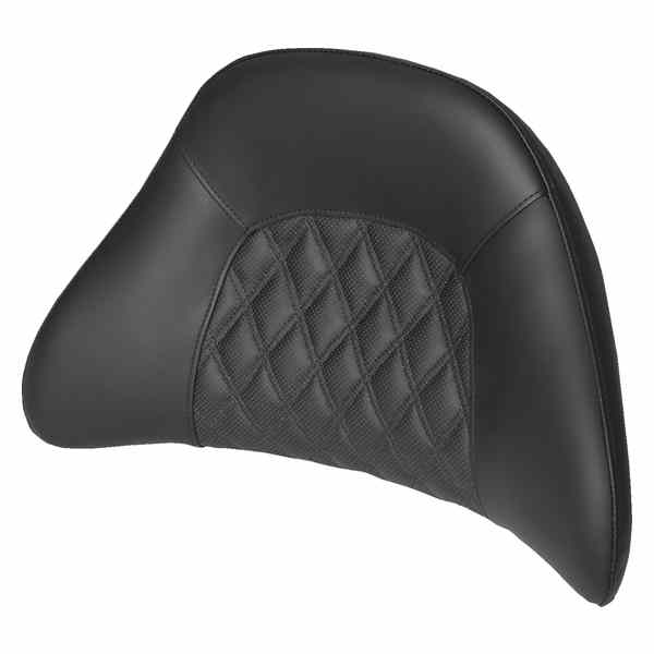 取寄せ Tour-PakR バックレストパッド - ラティスステッチ - ブラック サドルマン Tour-PakR Backrest Pad - Lattice Stitched - Black 01-11884LS 08220466