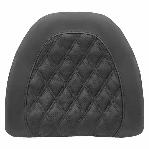 取寄せ Tour-PakR バックレストパッドカバー - ラティスステッチ - ブラック サドルマン Tour-PakR Backrest Pad Cover - Lattice Stitched - Black 88-11884LS 08220509