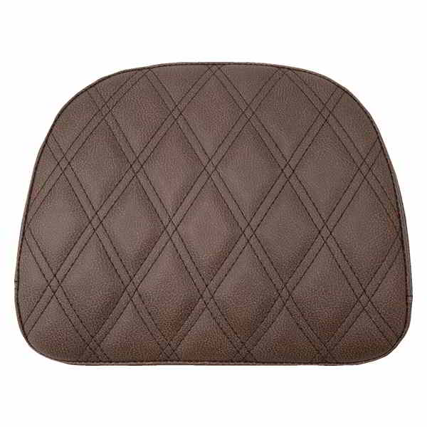 取寄せ ツーリングシシーバーパッド - ブラウン - ラティスステッチ - インディアン 14-22 サドルマン Touring Sissy Bar Pad - Brown - Lattice Stitch - Indian '14-'22 061145 08220529