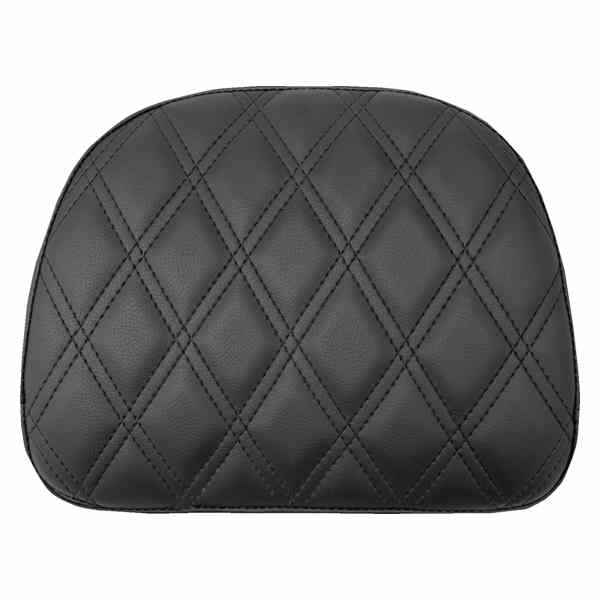 取寄せ ツーリングシシーバーパッド - ブラック - ラティスステッチ - Indian 14-22 サドルマン Touring Sissy Bar Pad - Black - Lattice Stitch - Indian '14-'22 061143 08220530