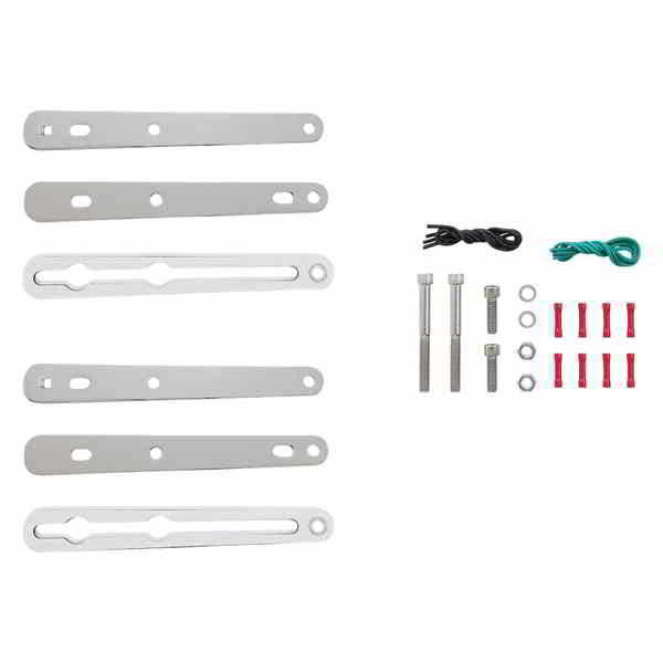 取寄せ ターンシグナルリロケーションキット - スポーツスター - クローム サドルマン Turn Signal Relocation Kit - Sportster - Chrome 2020-0349 20200349