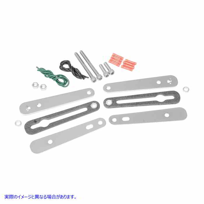 取寄せ ターンシグナルリロケーションキット - ダイナ - クローム サドルマン Turn Signal Relocation Kit - Dyna - Chrome 2020-0350 20200350