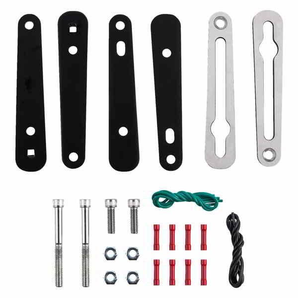 取寄せ ウィンカーリロケーションキット - ダイナ - ブラック サドルマン Turn Signal Relocation Kit - Dyna - Black 2020-0421 20200421