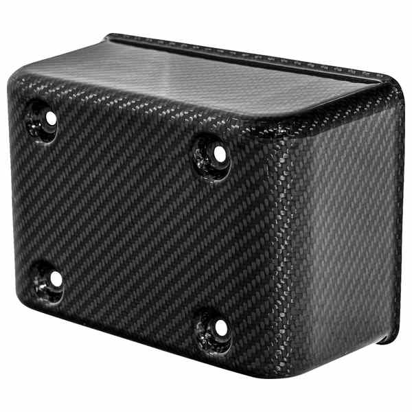【並行輸入品】 サドルマン ヒューズブロックカバー - カーボンファイバー - グロスブラック CF-899-04-003 21201502
