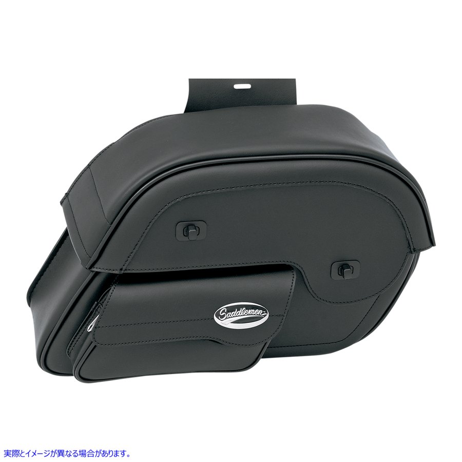 取寄せ Cruis'n?スラントフェイスポーチサドルバッグ サドルマン Cruis'n? Slant Face Pouch Saddlebags - Large 3501-0384 35010384