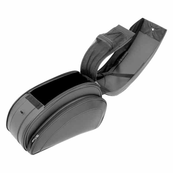 取寄せ Cruis'n Deluxe SaddleBags サドルマン Deluxe Throwover Saddlebag - Black EX000522 35010717