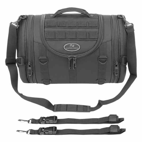 取寄せ R1300LXE タクティカルロールバッグ - ブラック サドルマン R1300LXE Tactical Roll Bag - Black EX000045A 35150198