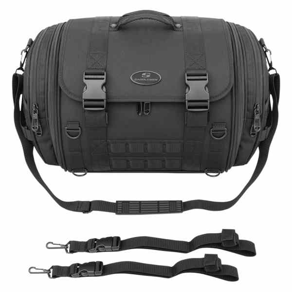 取寄せ TR2300DE TL シシーバーバッグ - ブラック サドルマン TR2300DE TL Sissy Bar Bag - Black EX000043S 35150199
