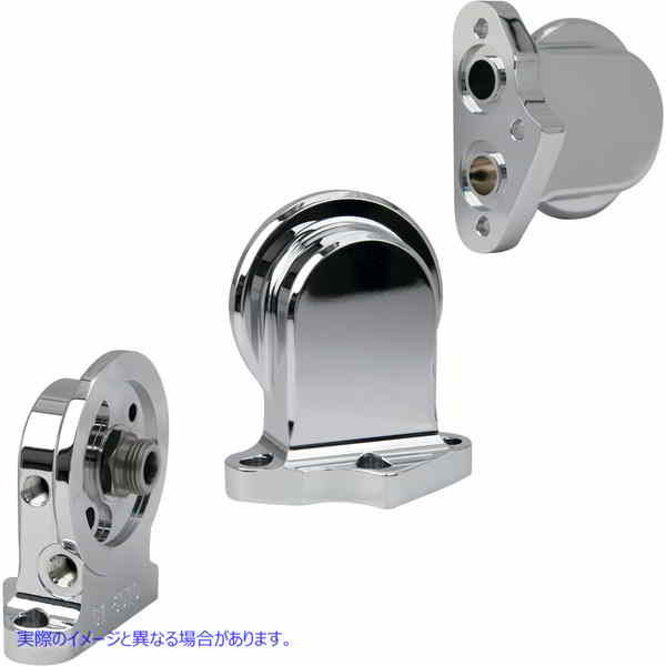 取寄せ オイルフィルターマウント - クローム エスアンドエス サイクル Oil Filter Mount - Chrome 106-3884 07120312