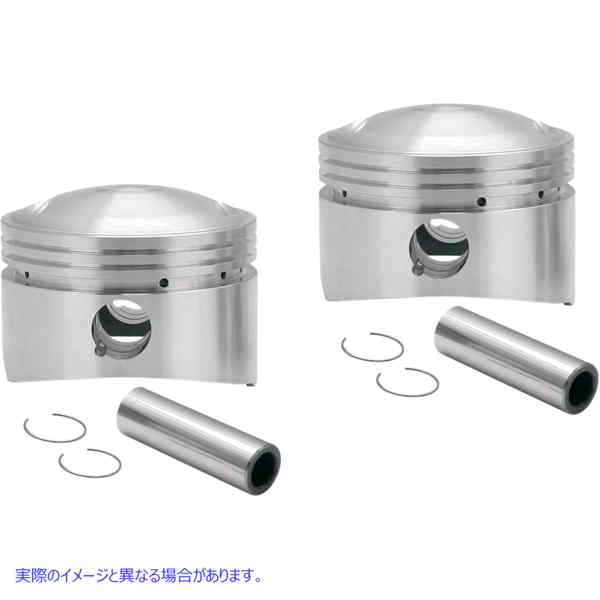 取寄せ 鍛造3-5/8 ボアピストンキット エスアンドエス サイクル Piston Kit - Shovelhead 106-5535 09101992