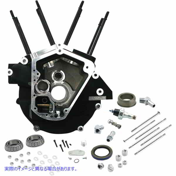 取寄せ クランクケース エスアンドエス サイクル Crankcase - Black 31-0052 09200132