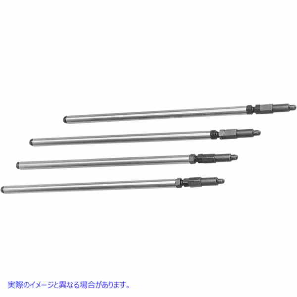取寄せ 調整可能なプッシュロッド エスアンドエス サイクル Adjustable Pushrods 930-0051 09280049