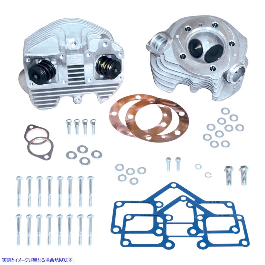 取寄せ Super Stock?シリンダーヘッドキット エスアンドエス サイクル Cylinder Head Kit - Big Twin 90-1496 09300015