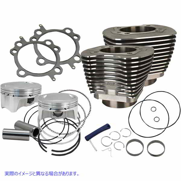 取寄せ ビッグボアシリンダーキット エスアンドエス サイクル Cylinder Kit - Twin Cam 910-0500 09310534