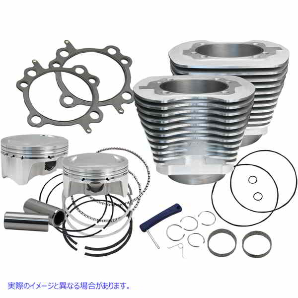 取寄せ ビッグボアシリンダーキット エスアンドエス サイクル Cylinder Kit - Twin Cam 910-0480 09310535