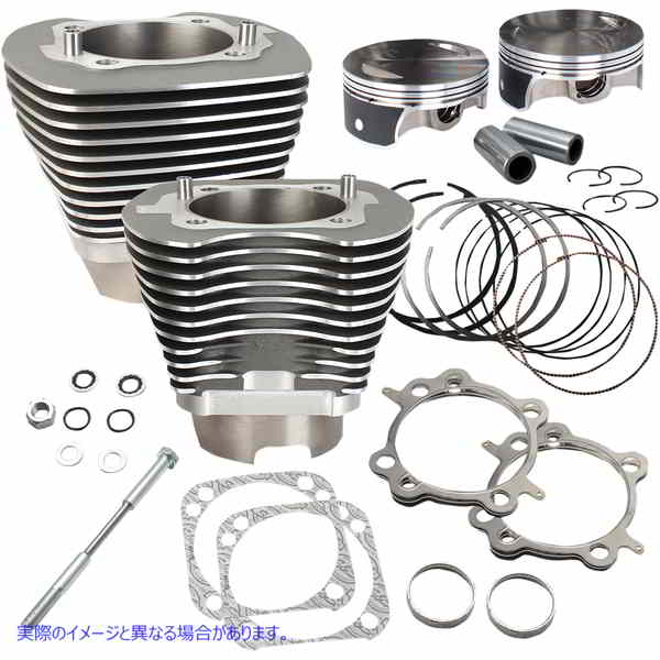 取寄せ ビッグボアシリンダーキット エスアンドエス サイクル Cylinder Kit - Twin Cam 910-0474 09310538