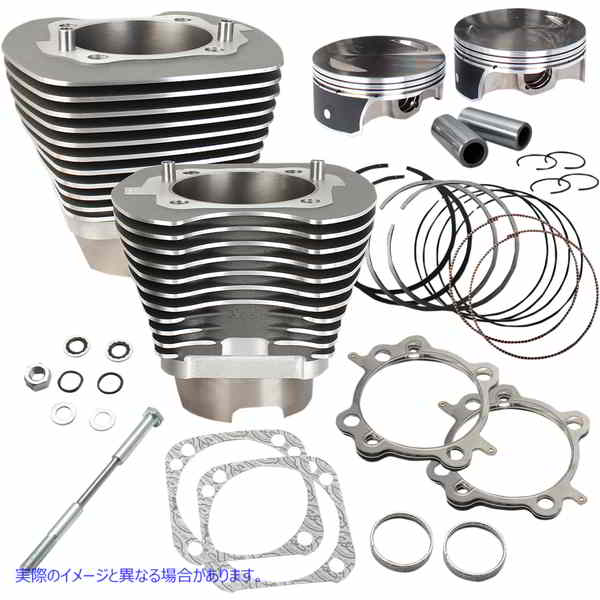 取寄せ ビッグボアシリンダーキット エスアンドエス サイクル Cylinder Kit - Twin Cam 910-0469 09310540