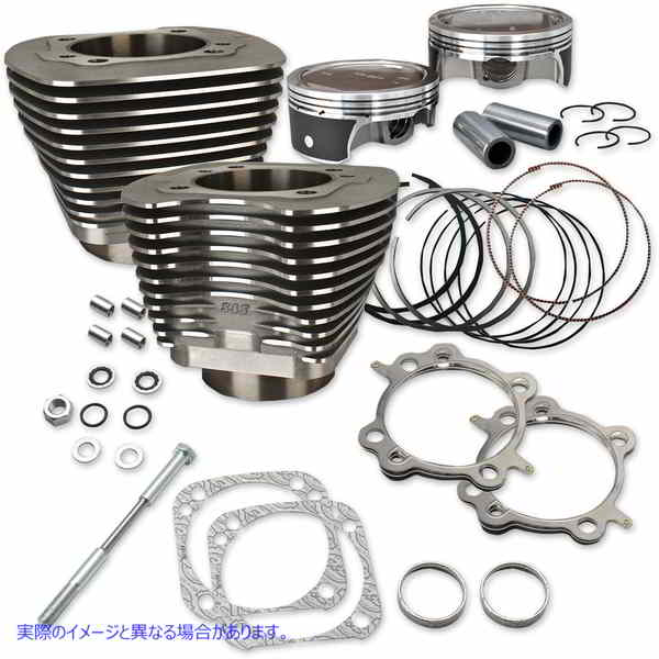 取寄せ ビッグボアシリンダーキット エスアンドエス サイクル Cylinder Kit - Twin Cam 910-0338 09310541