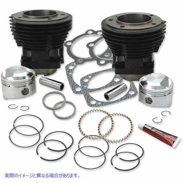 取寄せ ストックボア80 シリンダーと標準圧縮ピストンキット エスアンドエス サイクル Cylinders and Pistons - 80 - Low Compression 91-9024 09310688