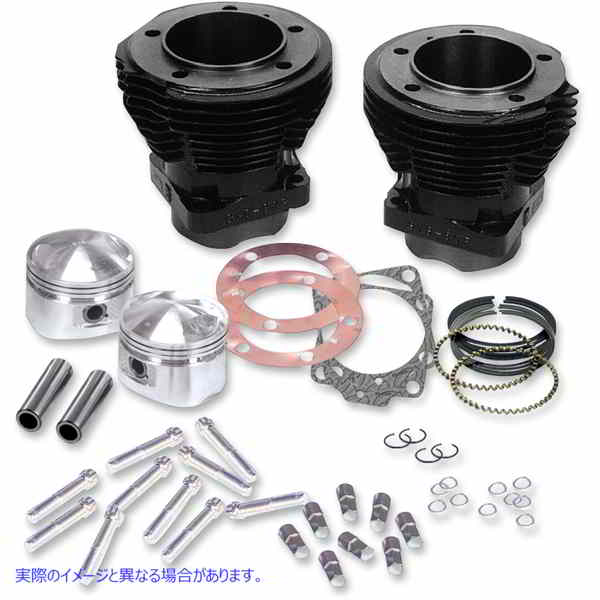 取寄せ Big Boreシリンダーとストローカーピストンキット エスアンドエス サイクル Big Bore Cylinder and Stroker Piston Kit 91-9001 09310690