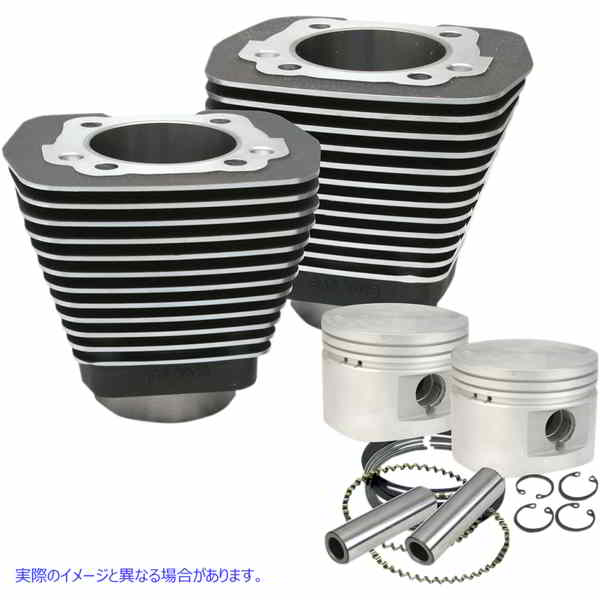 取寄せ シリンダーピストンキット エスアンドエス サイクル Cylinder/Piston Kit - Black 910-0182 09310738