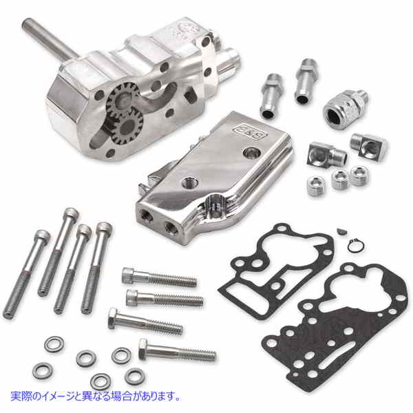 取寄せ ユニバーサルカバー付きビレットオイルポンプキット エスアンドエス サイクル Oil Pump - Universal 31-6205 09320133