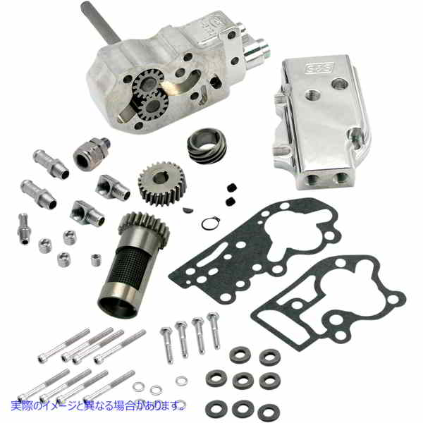 取寄せ ビレットオイルポンプキット エスアンドエス サイクル Oil Pump with Gears - Big Twin 31-6295 09320150