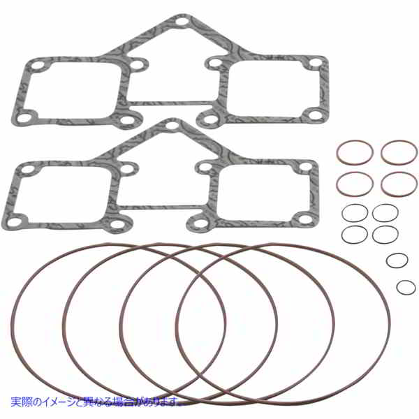 取寄せ ロッカーボックスガスケットセット - ショベルヘッド エスアンドエス サイクル Rocker Box Gasket Set - Shovelhead 90-4311 09341571