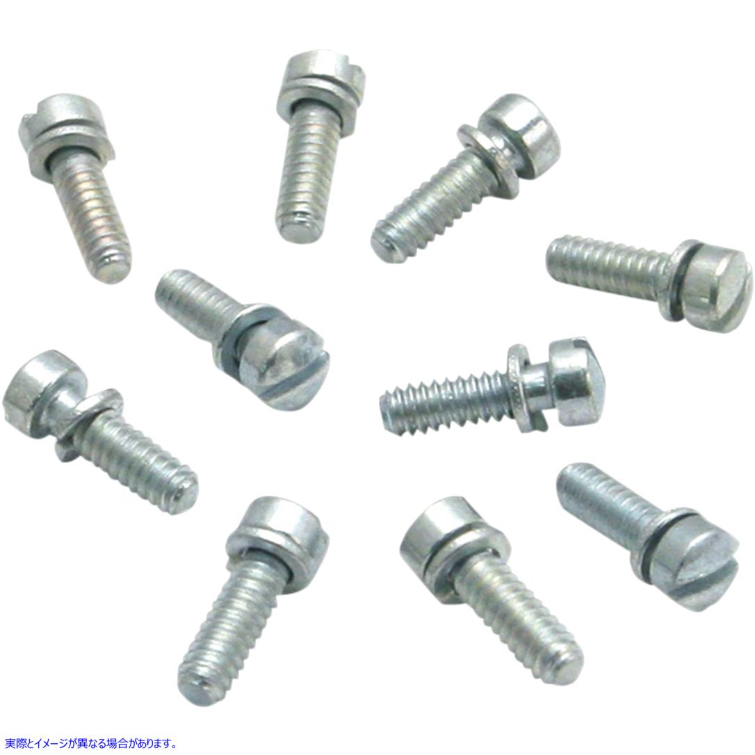 取寄せ フロートボウルネジ エスアンドエス サイクル Bowl Screws - 10-Pack 50-0063 10030460