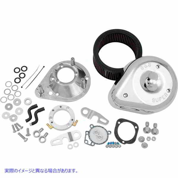 取寄せ エアクリーナーキット エスアンドエス サイクル Teardrop Air Cleaner - XL 17-0448 10100326