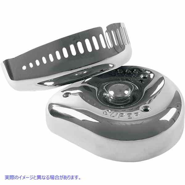 取寄せ エアクリーナーカバー エスアンドエス サイクル Slasher Air Cleaner Cover for Super E/G Carburetors 17-0004 10140040