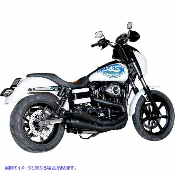 取寄せ グランドナショナル 2:2 エキゾーストシステム エスアンドエス サイクル 2:2 Exhaust - Black 550-0742 18002283