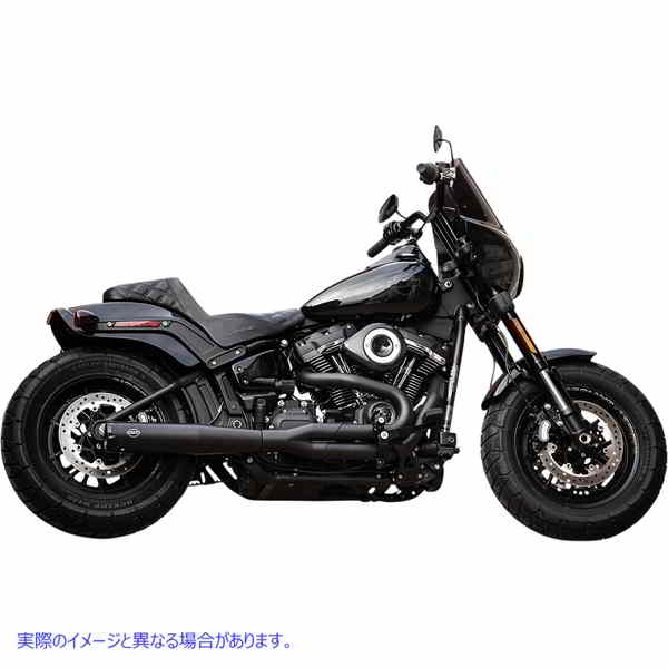 取寄せ Superstreet 2：1エキゾーストシステム エスアンドエス サイクル Super Street 2:1 Exhaust System - Black 550-0788 18002401