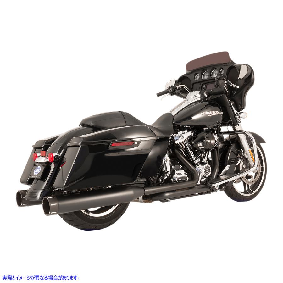 取寄せ エスアンドエス サイクル El Dorado 50 State Exhaust - Black with Tracer Tips 550-0702B 18002460