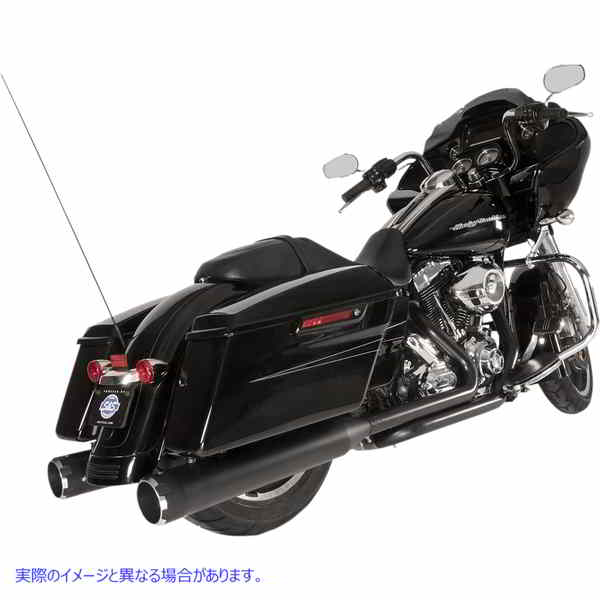 取寄せ エルドラドデュアルエキゾーストシステム エスアンドエス サイクル El Dorado Dual Exhaust System - Black - Black Thruster 550-0679B 18002525