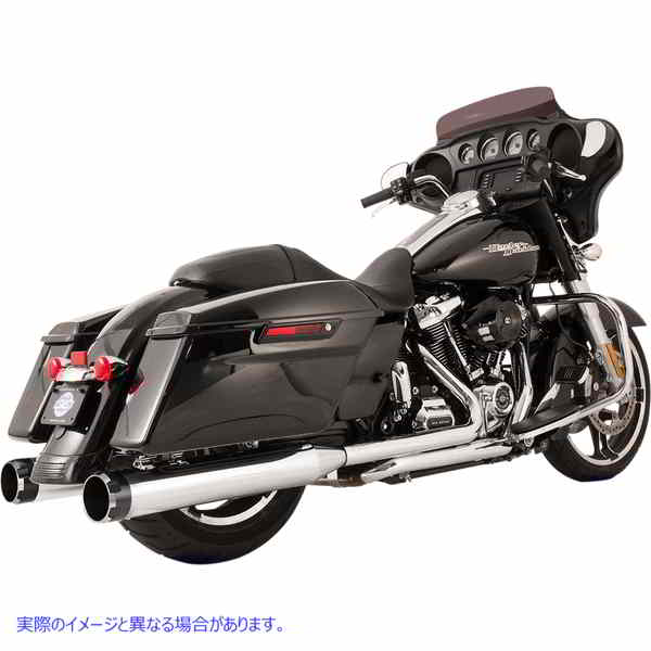 取寄せ エルドラドデュアルエキゾーストシステム エスアンドエス サイクル El Dorado Dual Exhaust System - Chrome - Black Thruster 550-0699C 18002527