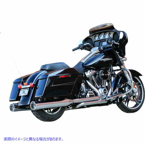 取寄せ エルドラドデュアルエキゾーストシステム エスアンドエス サイクル El Dorado Dual Exhaust System - Chrome - Chrome Tracer 550-0851A 18002531