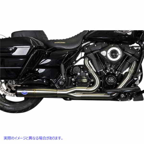 取寄せ Diamondback 2-into-1エキゾーストシステム エスアンドエス サイクル Diamondback 2-1 50 State Exhaust System - Stainless Steel 550-0999A 18002542