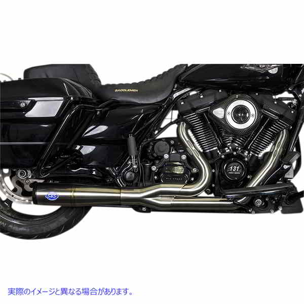 取寄せ Diamondback 2-into-1エキゾーストシステム エスアンドエス サイクル Diamondback 2-1 Race Only Exhaust System - Stainless Steel 550-1000 18002543