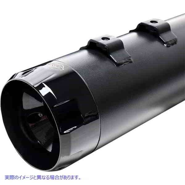 取寄せ MK45スリップオンマフラー エスアンドエス サイクル 4.5 Mufflers - Black with Black Thruster 550-0621 18010849