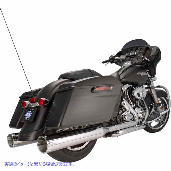 取寄せ MK45スリップオンマフラー エスアンドエス サイクル 4.5 Mufflers - Chrome with Chrome Tracer 550-0624 18010850