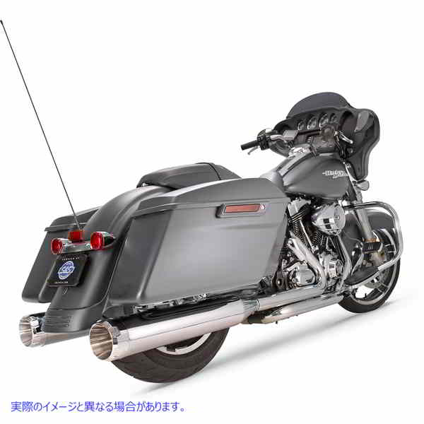 取寄せ MK45スリップオンマフラー - スラスタ エスアンドエス サイクル MK45 Mufflers - Chrome - Chrome Thruster 550-0665 18011074