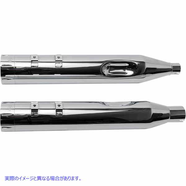 取寄せ MK45スリップオンマフラー - トレーサー エスアンドエス サイクル Mufflers - Chrome - Chrome Tracer 550-0669 18011078